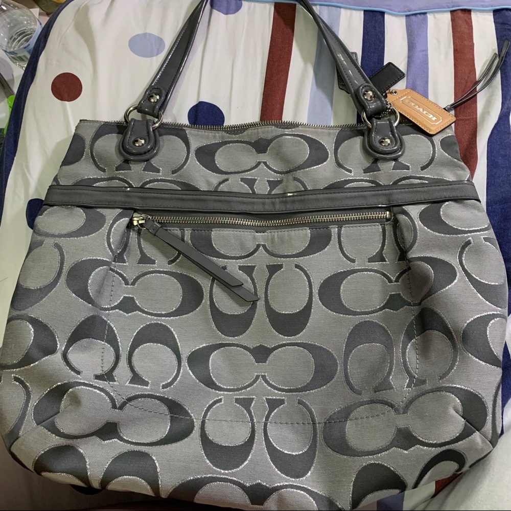 Coach tote bag poppy glam